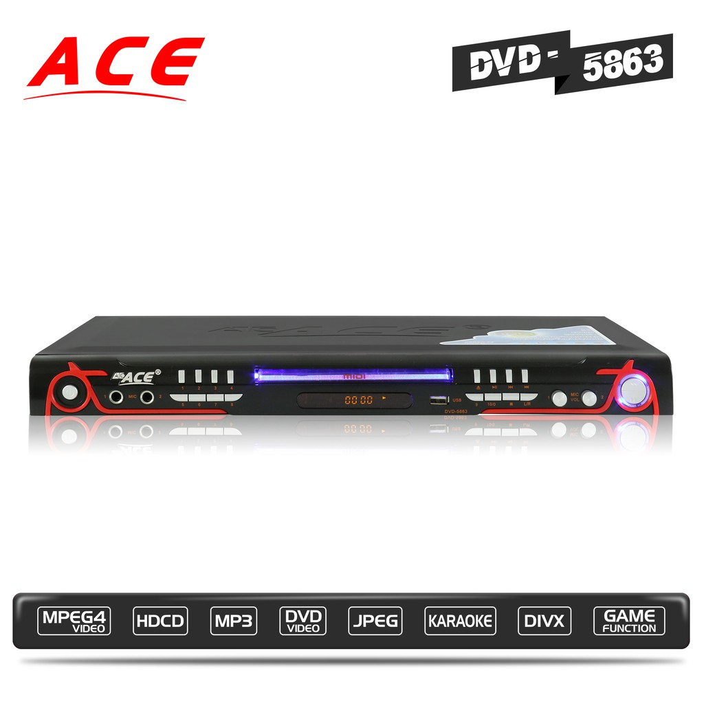 ACE MIDI5863 karaoke DVD player Shopee Philippines