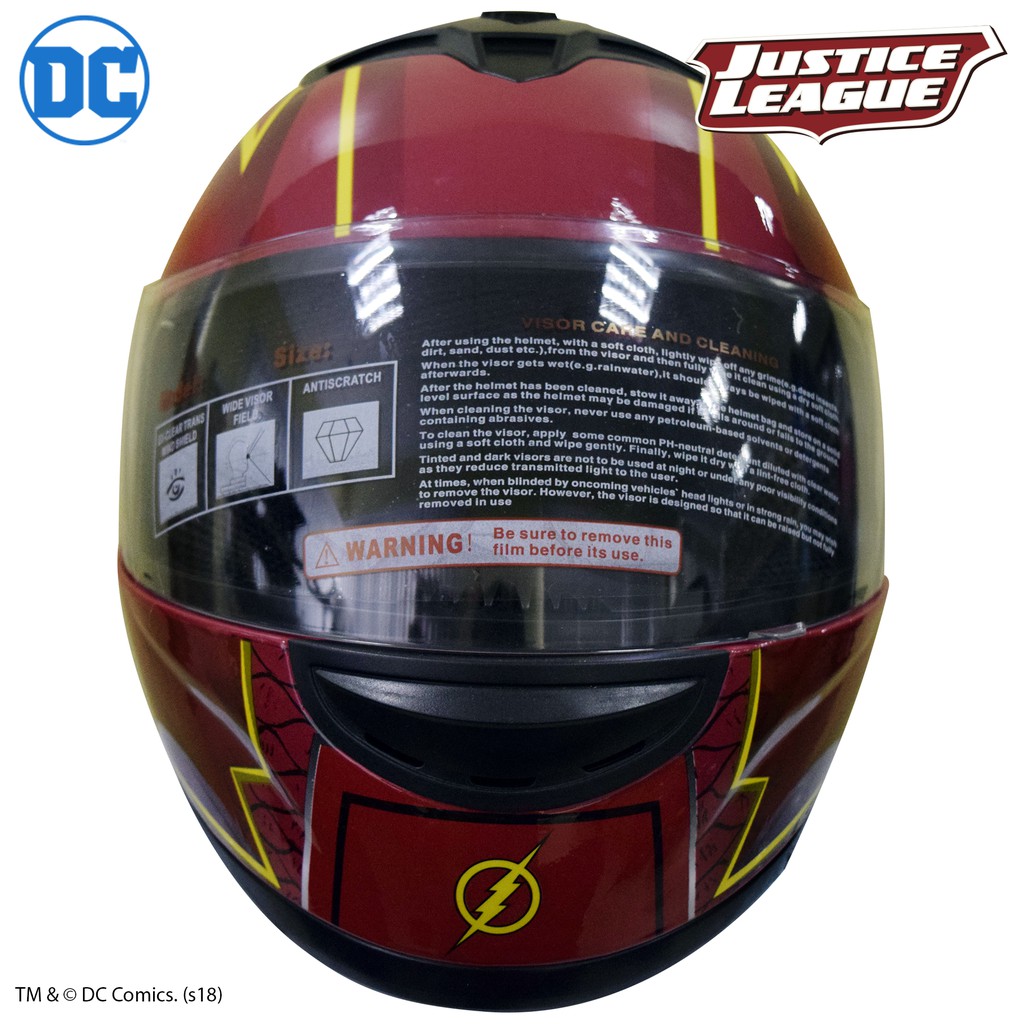 Flash Motorcycle Helmet - L (Official Licensed Product) | Shopee