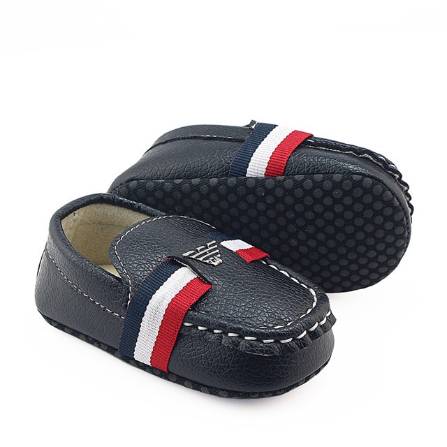 black armani loafers