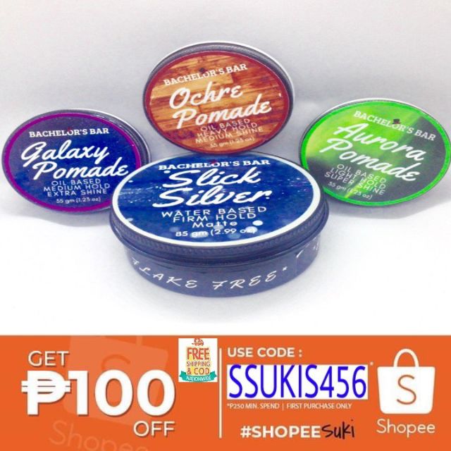 Bachelor S Bar All Natural Hair Pomade Flake Free Easy To Wash