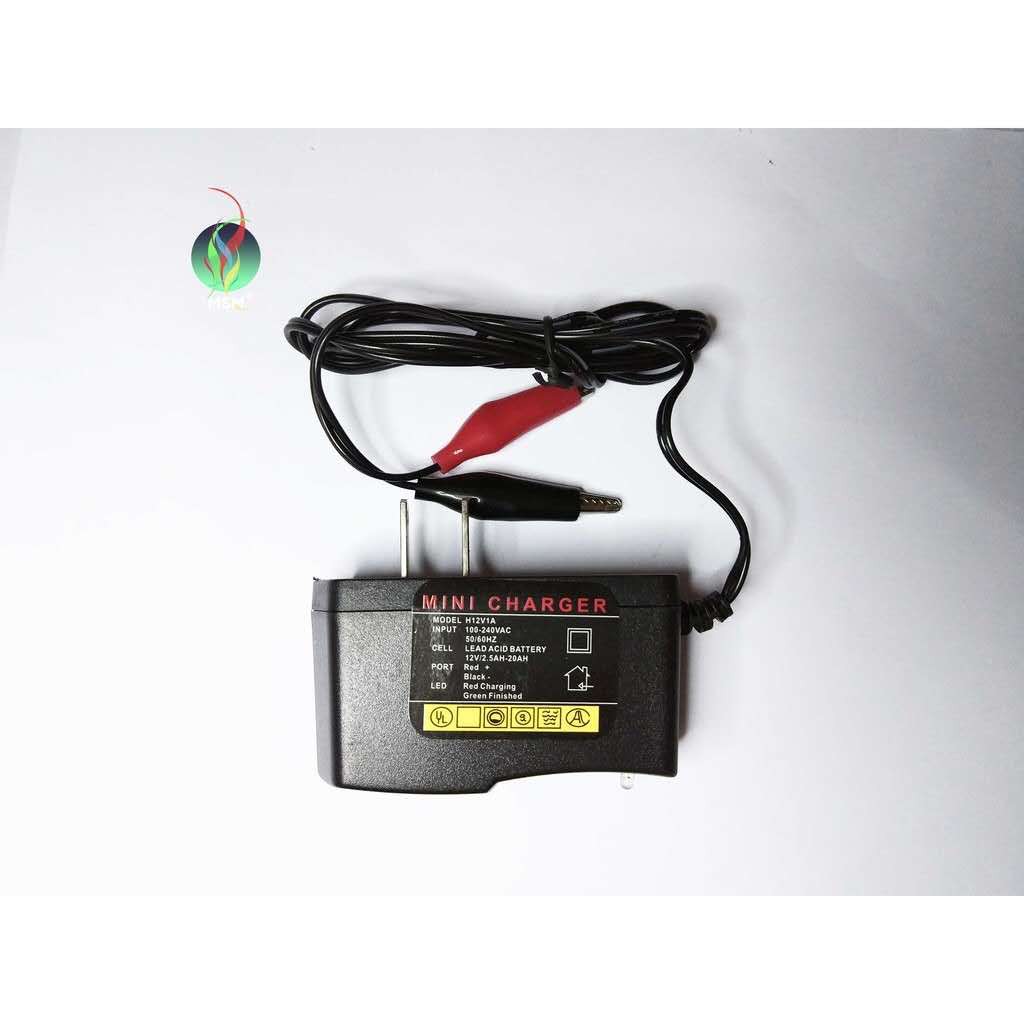 battery charger red black positive negative