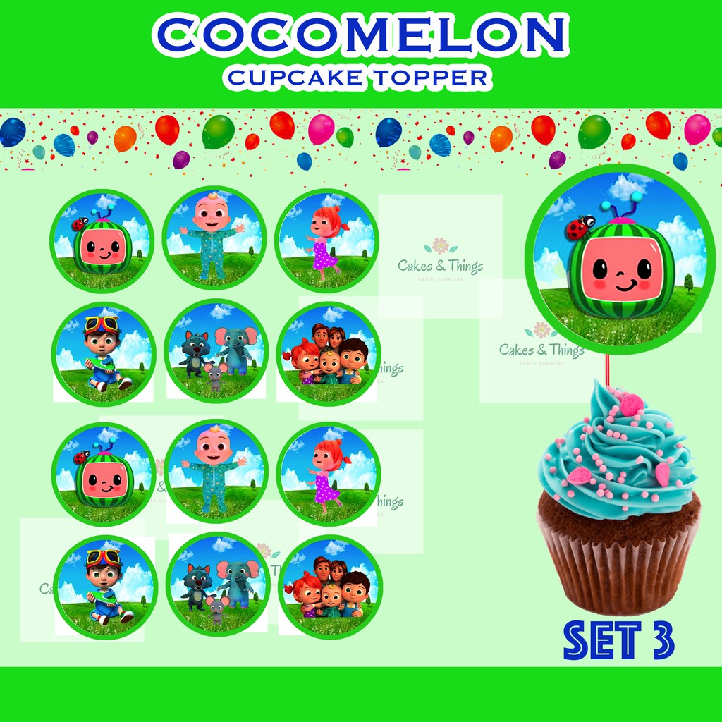 Cocomelon Printable Cupcake Toppers Cheap Online Shopping