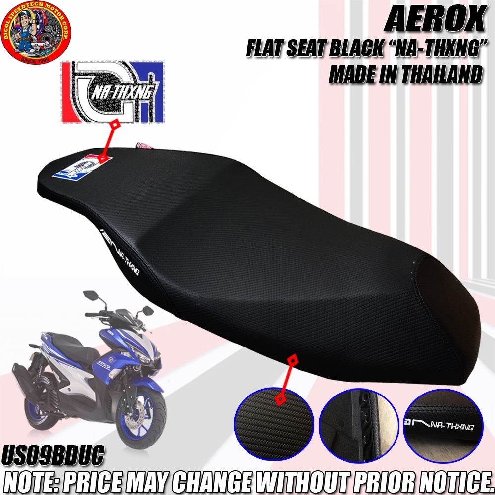 AEROX V1 FLAT SEAT BLACK "NATHXNG" MADE IN THAILAND US09BDUC Shopee