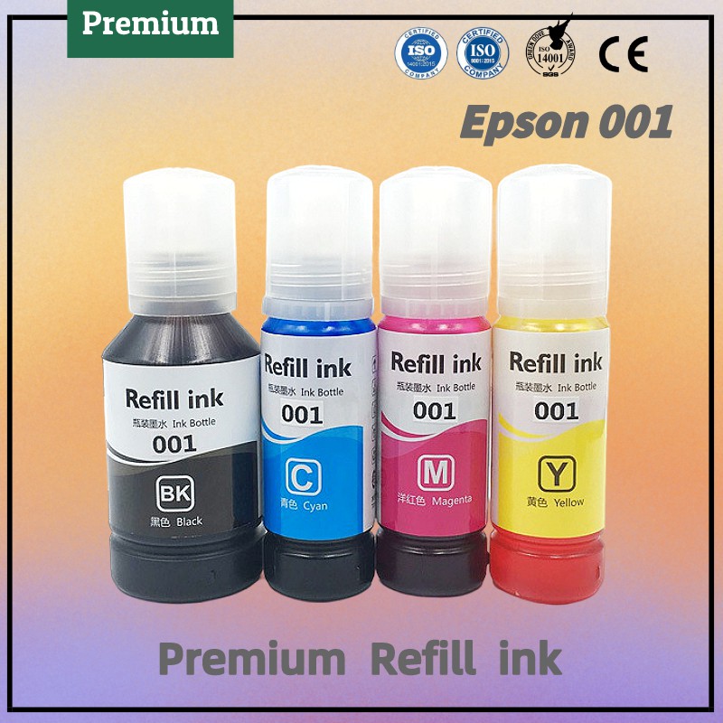 Epson001 Dye Ink Premium Ink For Epson L3110 L4150 L4160 L6160 L6170 ...