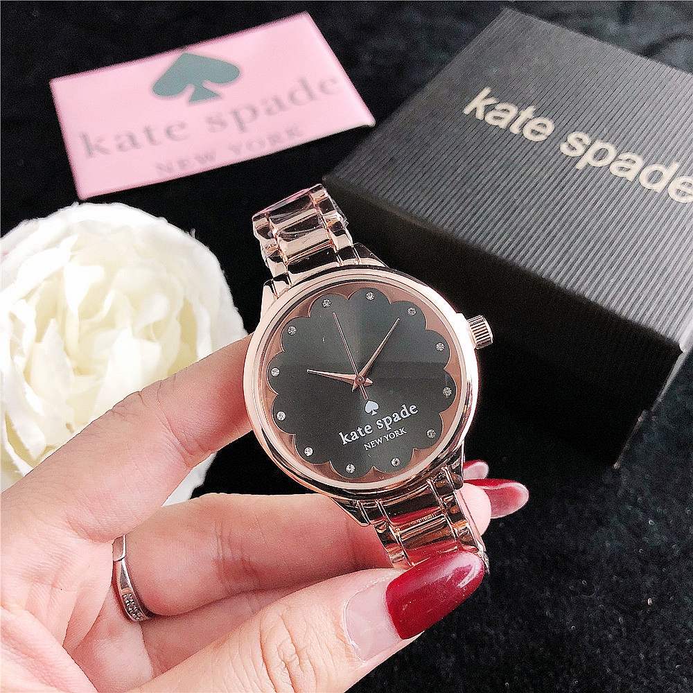 2022 Kate spade Fashion Women's Watch Diamond Inlaid Waterproof Quartz Watch  | Shopee Philippines