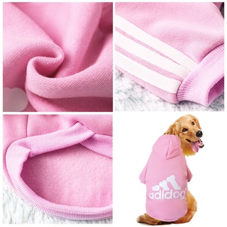 ◐[S-9XL] Big Dog Puppy Clothes Fashion Pet Cat Sport Clothes Golden Retriever Husky Clothes Pet Dog