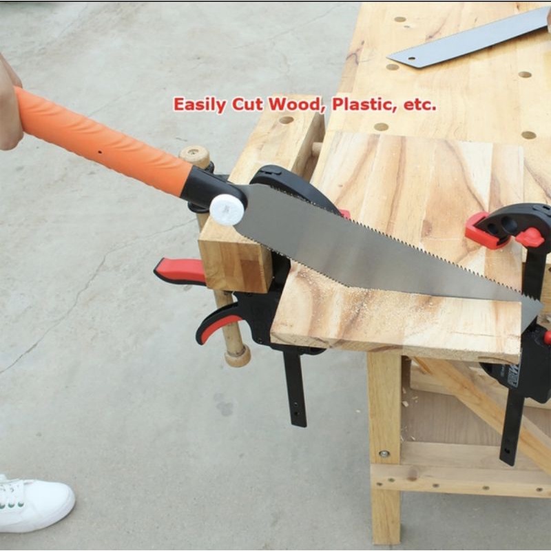 Japanese SAW Ikura RYOBA 2 Side SAW RIB CUT CROSS DOUBLE EDGE Shopee