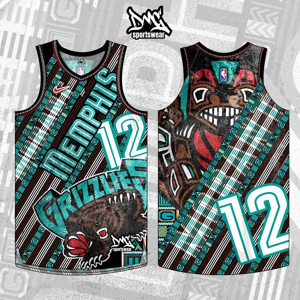 Grizzlies Artistic Concept Full Sublimation Jersey | Shopee Philippines