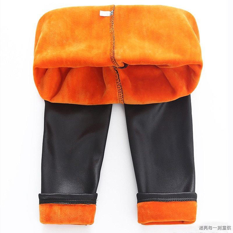 baby faux leather pants