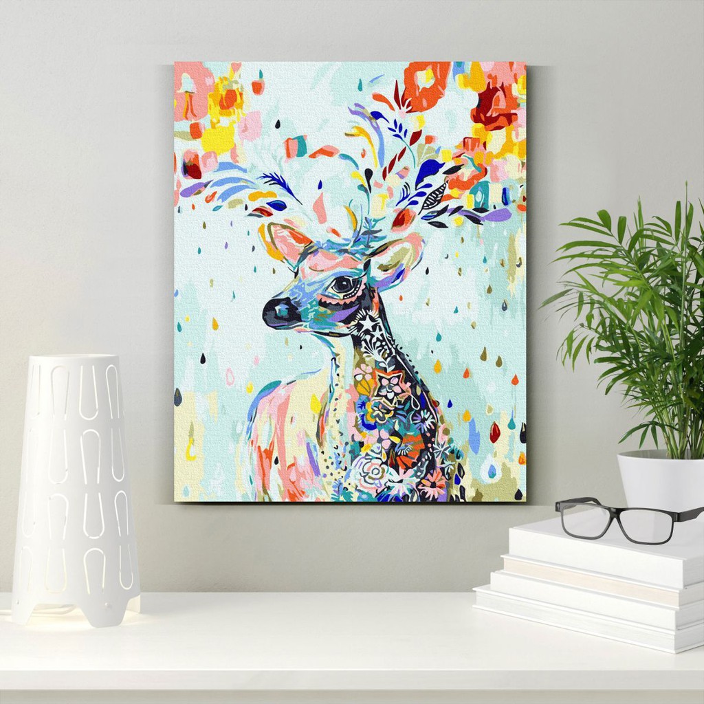 Deer DIY Paint by Numbers Shopee Philippines
