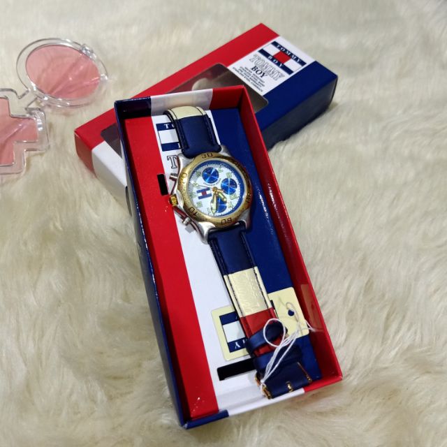 Tommy Boy (Tommy Hilfiger) Multi Color Band Watch Shopee Philippines