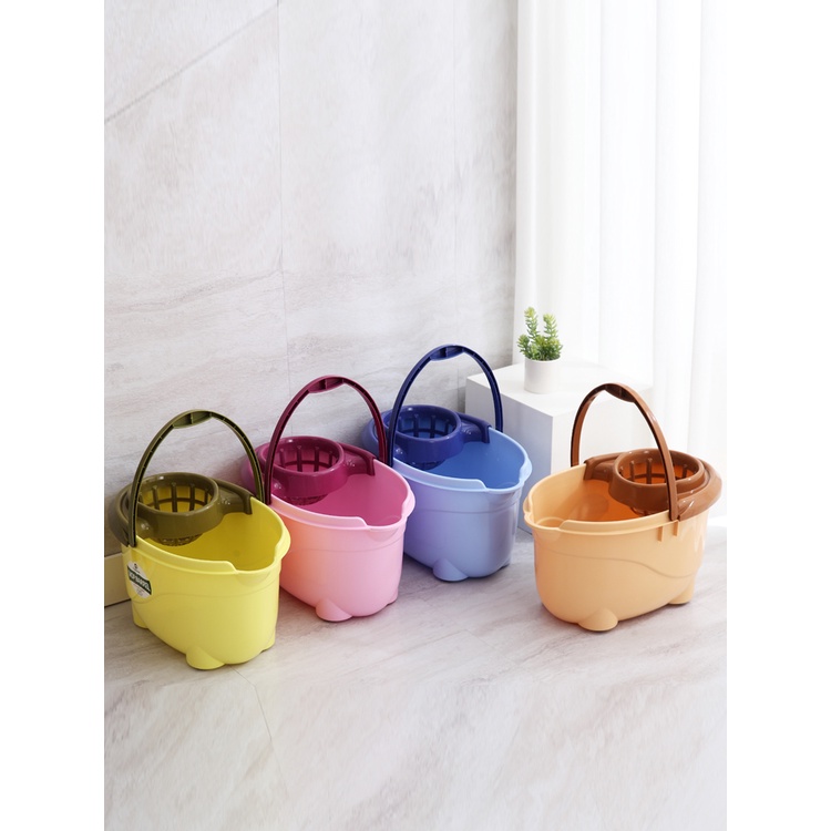 Plastic floor mop bucket mop bucket mop bucket drain bucket rectangular