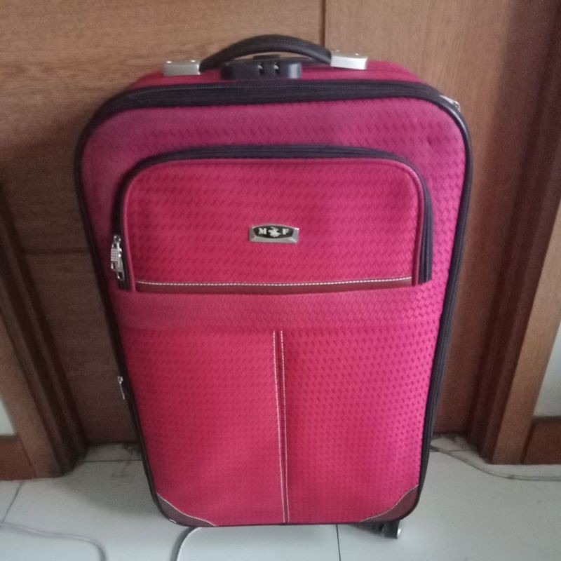 Canvas luggage (4 wheels) | Shopee Philippines