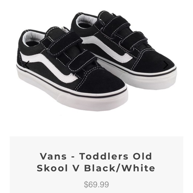 black velcro vans toddler