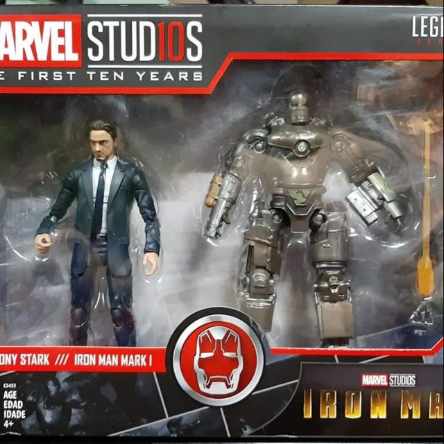 Hasbro Marvel Studios 2pack Tony Stark Iron Man Mark 1 