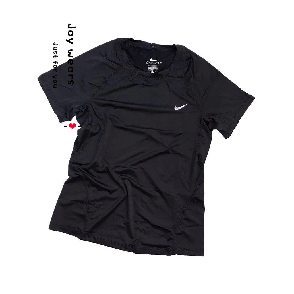 women's black dri fit shirt