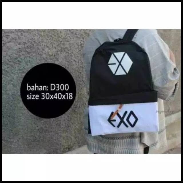 Exo Backpack Kpop Kpop School Bag Shopee Philippines