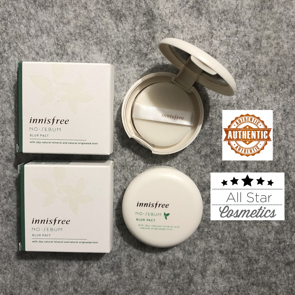 INNISFREE No Sebum Blur Pact 8.5g Shopee Philippines
