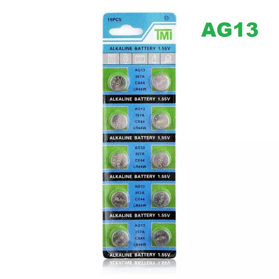 AG13 Alkaline Battery LR44 1.55V 10pcs Shopee Philippines