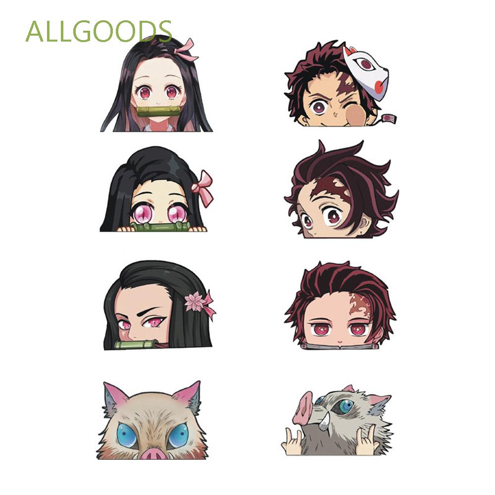 ALLGOODS Anime Sticker Demon Slayer Vinyl Kimetsu No Yaiba Car Sticker