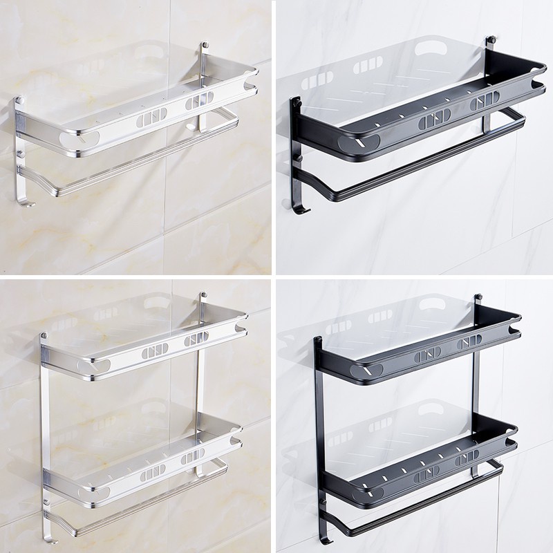 Bathroom rack Storage Wall Shelf Free Perforation Shelf Toiletries
