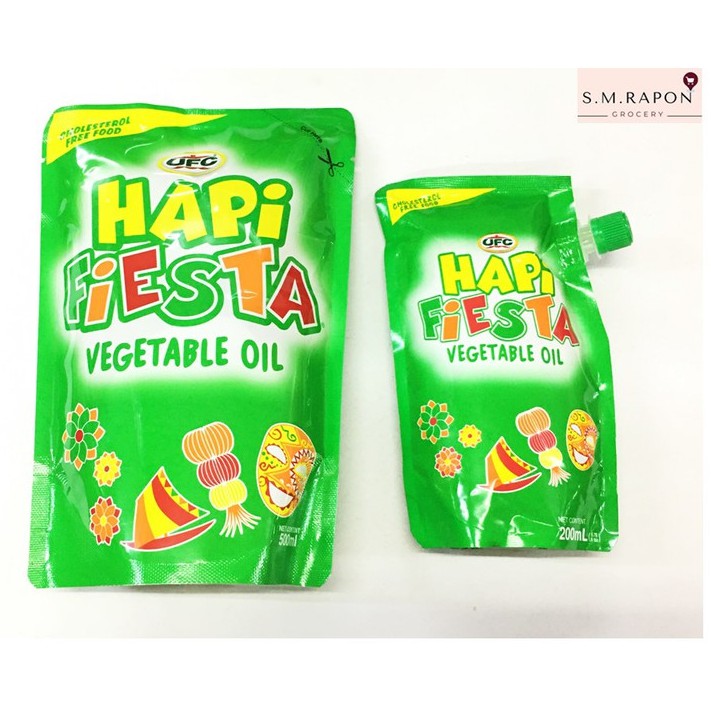 UFC Hapi Fiesta Vegetable Oil 200mL/500mL Pouch Shopee Philippines