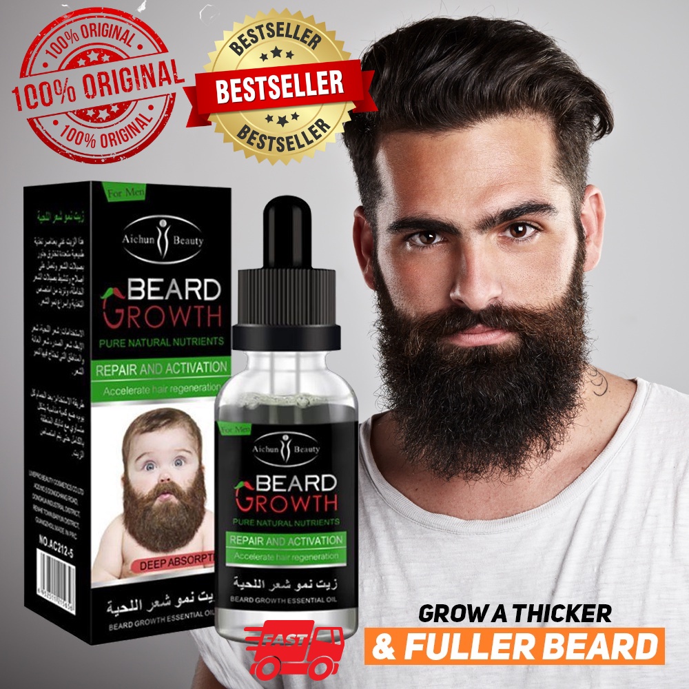 Pampatubo ng Balbas Authentic Beard Growth Beard Grower Hair Growth ...