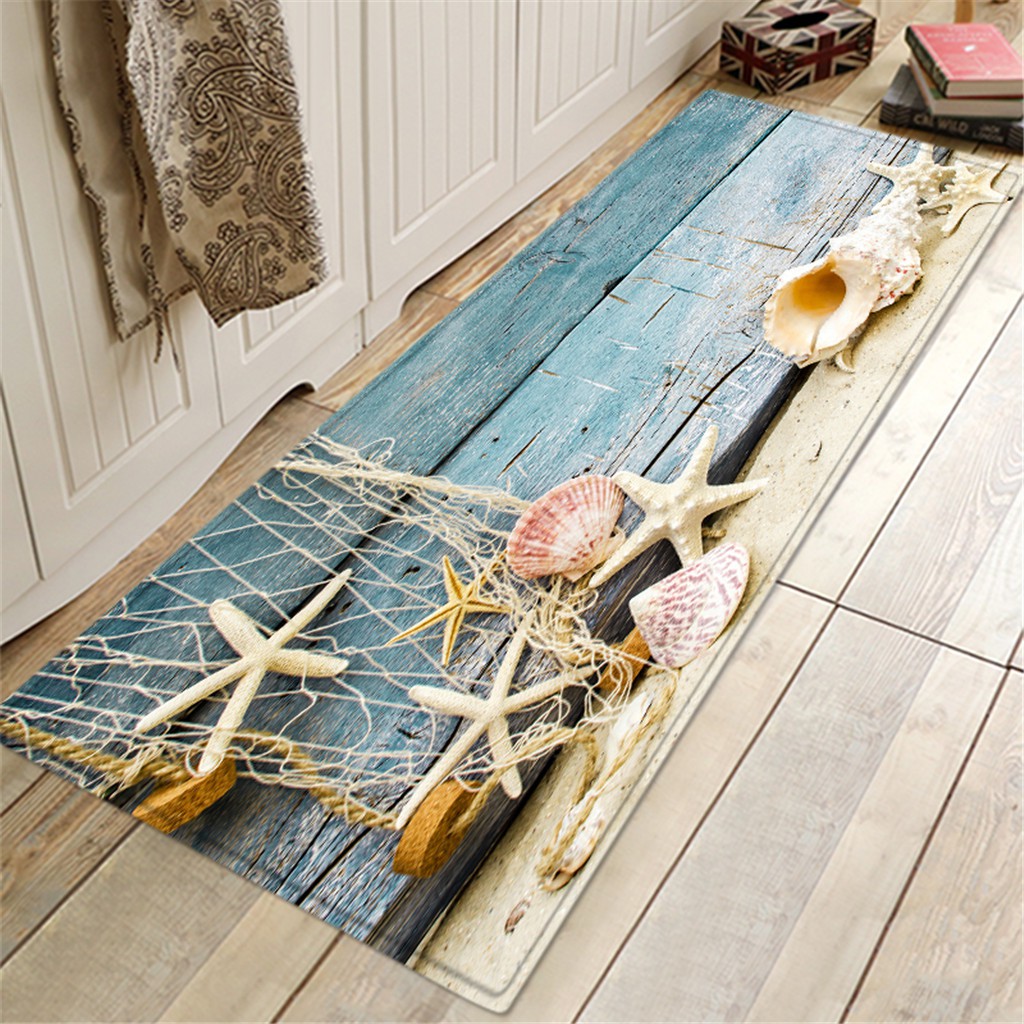 40X120 CM Carpet Hallway Doormat Anti Slip  Carpet Absorb Water Kitchen Mat 