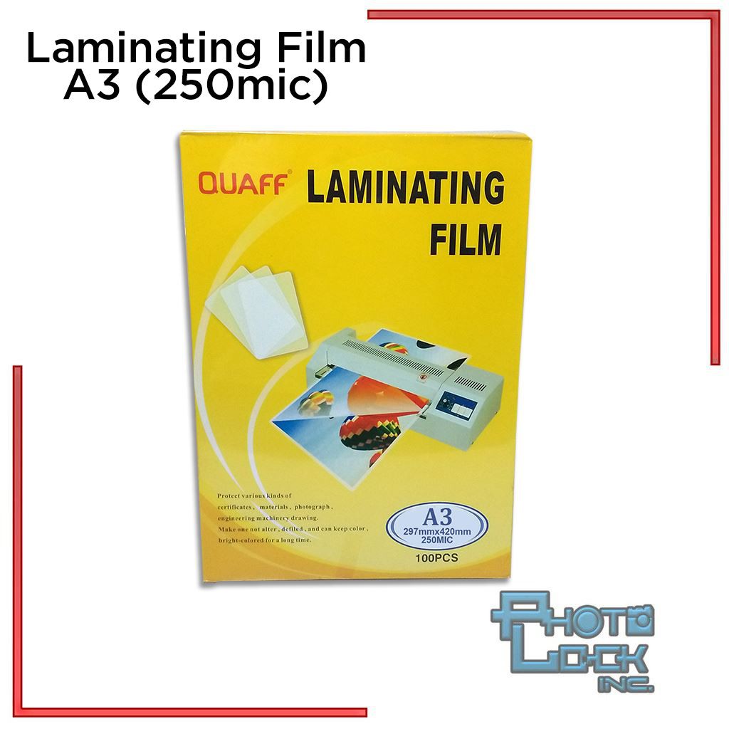 QUAFF LAMINATING FILM A3 SIZE Shopee Philippines