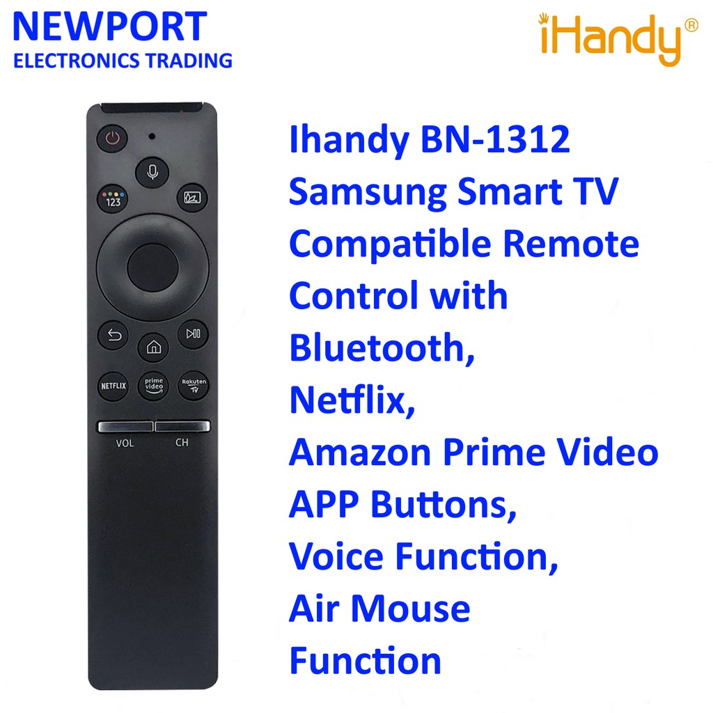 Ihandy Bn 1312 Samsung Smart Tv Compatible Magic Remote With Bluetooth Netflix Amazon Prime Video Shopee Philippines