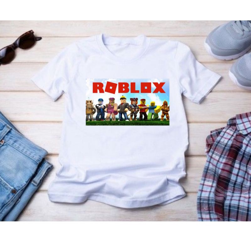 Roblox Robloxs Minecraft Character Kids T Shirt | Shopee Philippines