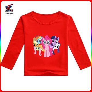 【Ready Stocks】My Little Pony Autumn New cartoon print tshirt kids girl loose long sleeve fashion kids shirt #3