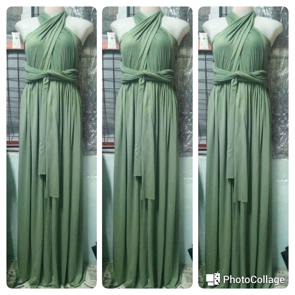 sage infinity dress