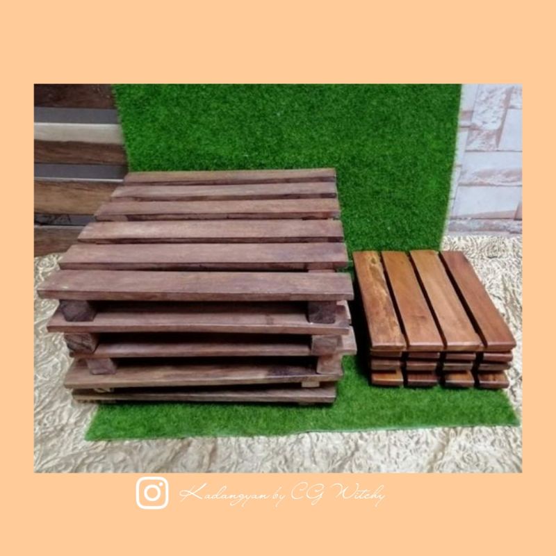 Wooden riser, TANK RISER plantera plant or pot riser Shopee Philippines