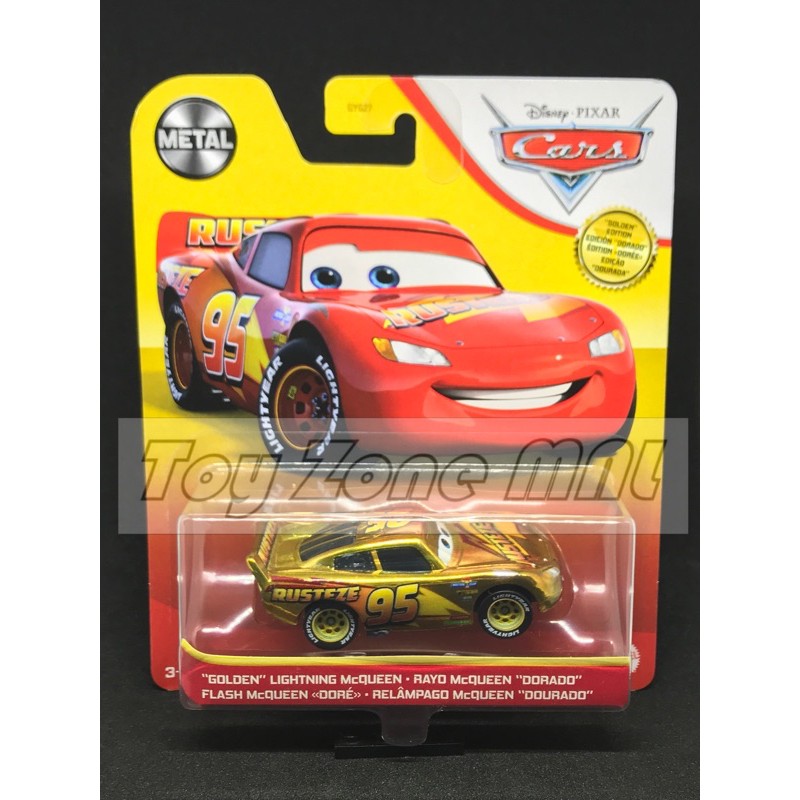 Disney Pixar Cars 21 Golden Lightning Mcqueen Shopee Philippines