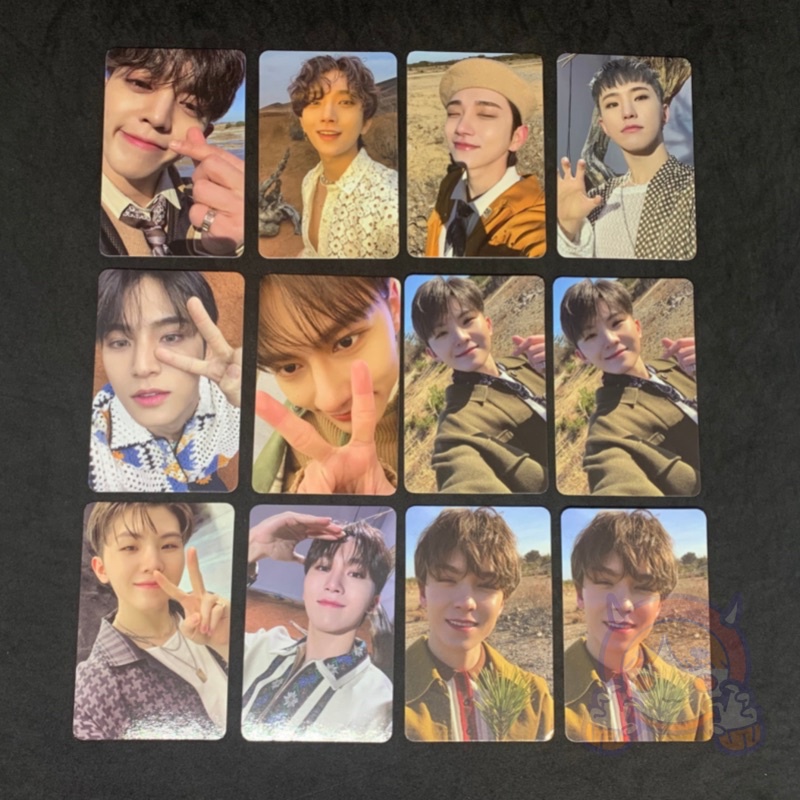 SEVENTEEN Face The Sun Photocards Ray Path Scoups Joshua Jun Hoshi Woozi Seungkwan