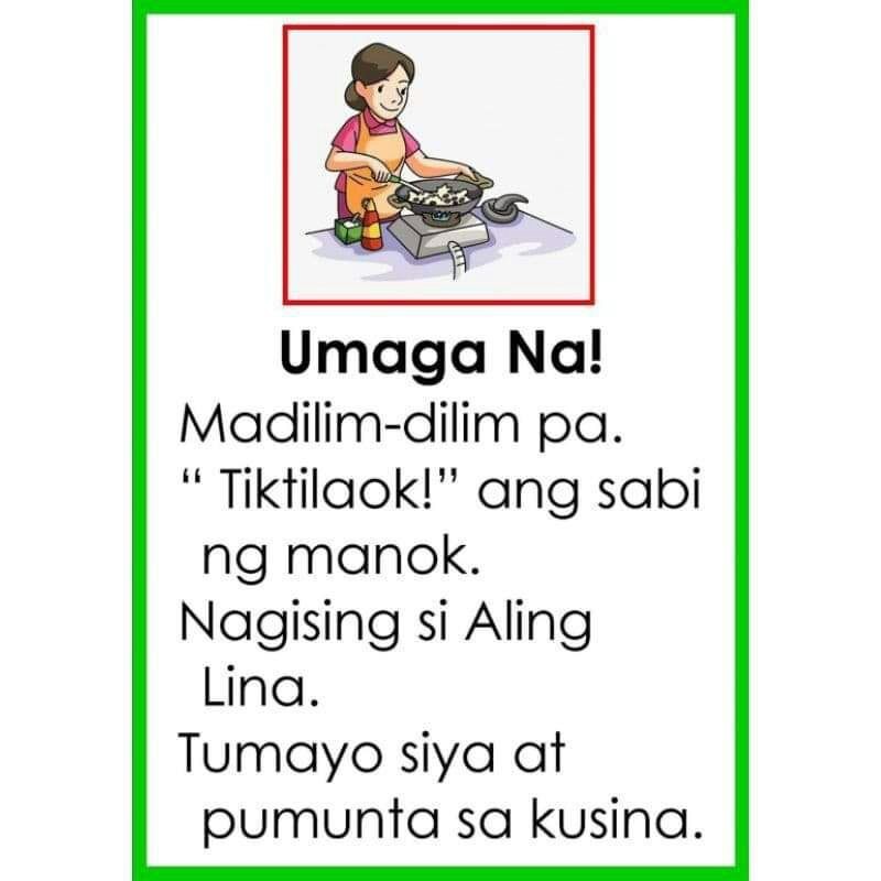 tagalog reading materials 40 pages colored shopee philippines