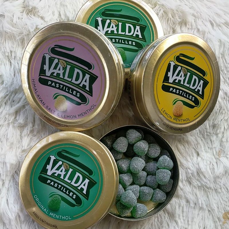 VALDA Pastilles Mint Jelly Menthol Candy Shopee Philippines