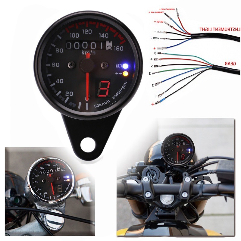 universal motorcycle instrument cluster