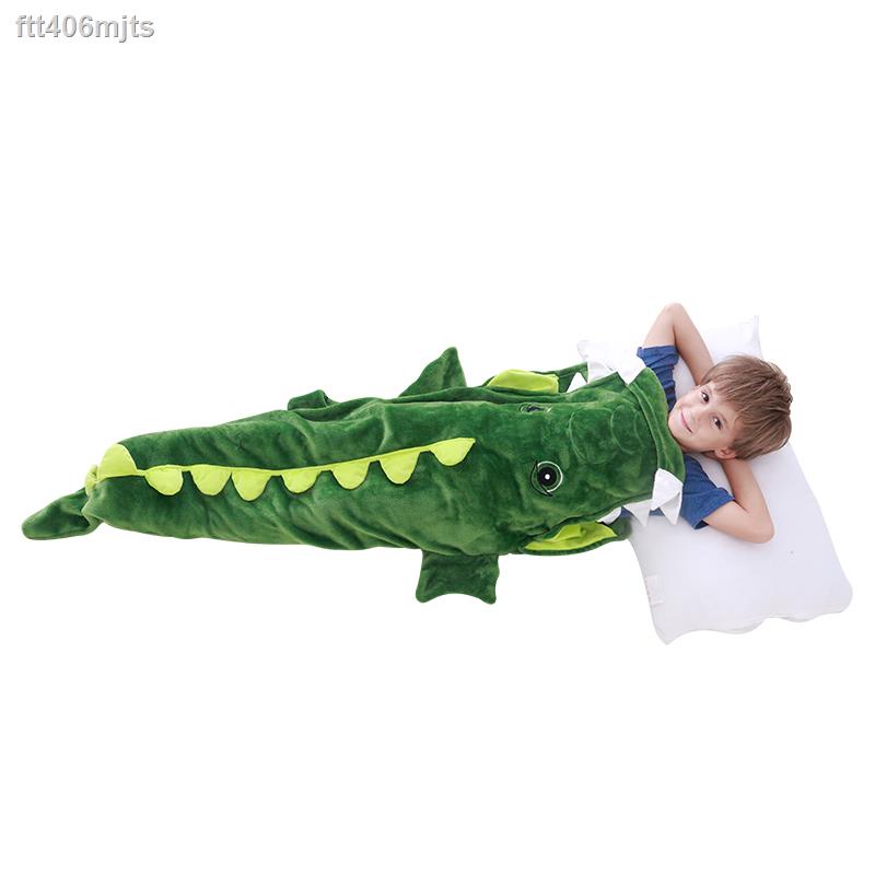 Children sleeping bag✖❡○Kids Sleeping Bags Cartoon Shark Crocodile Blanket  for Anti-kick Super Soft | Shopee Philippines