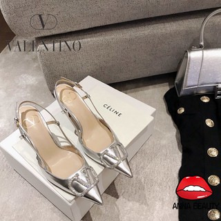 valentino shoes silver