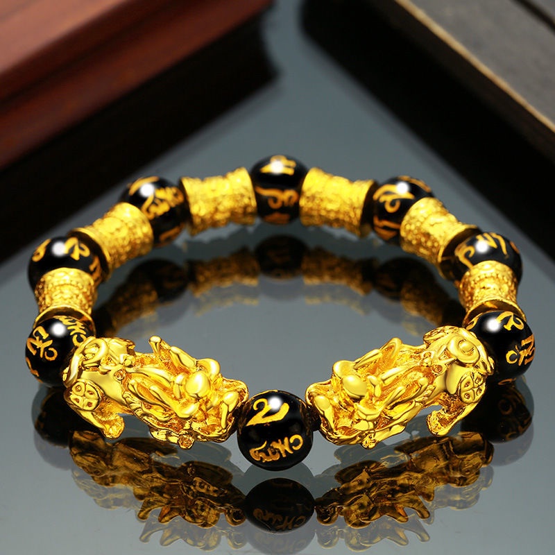 meryle7459Vietnam sand gold brave bracelet male gold-plated lucky ...