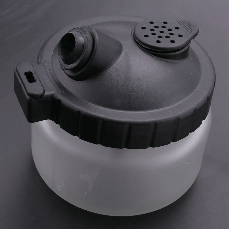 0.2/ 0.3/0.5Mm Airbrush Cleaning Pot Glass Air Brush Holder Clean Paint Jar Bottle Spray Wash Tools Nozzle Brush Set