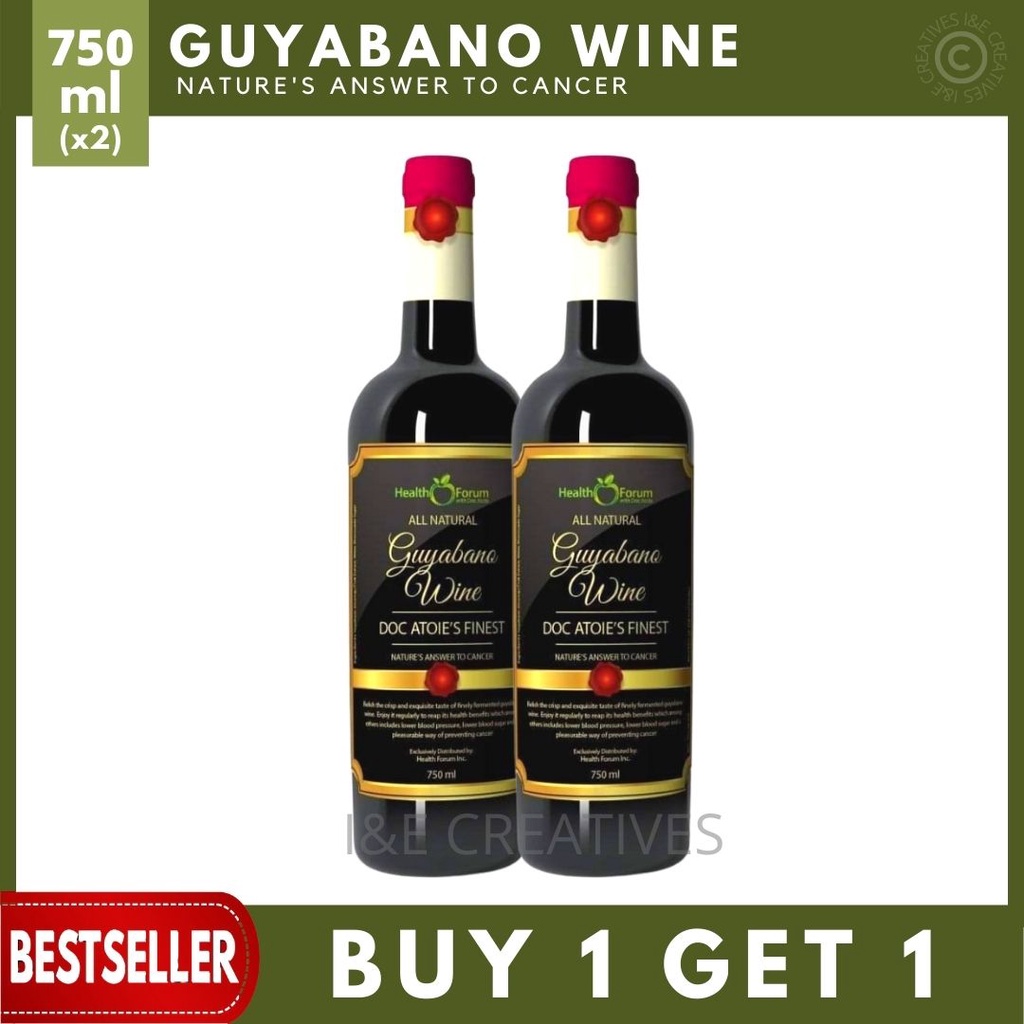Buy 1 Take 1 Zynergia Guyabano Wine By Doc Atoie 750ml Best Seller Wine 100 Authentic Guyabano Shopee Philippines