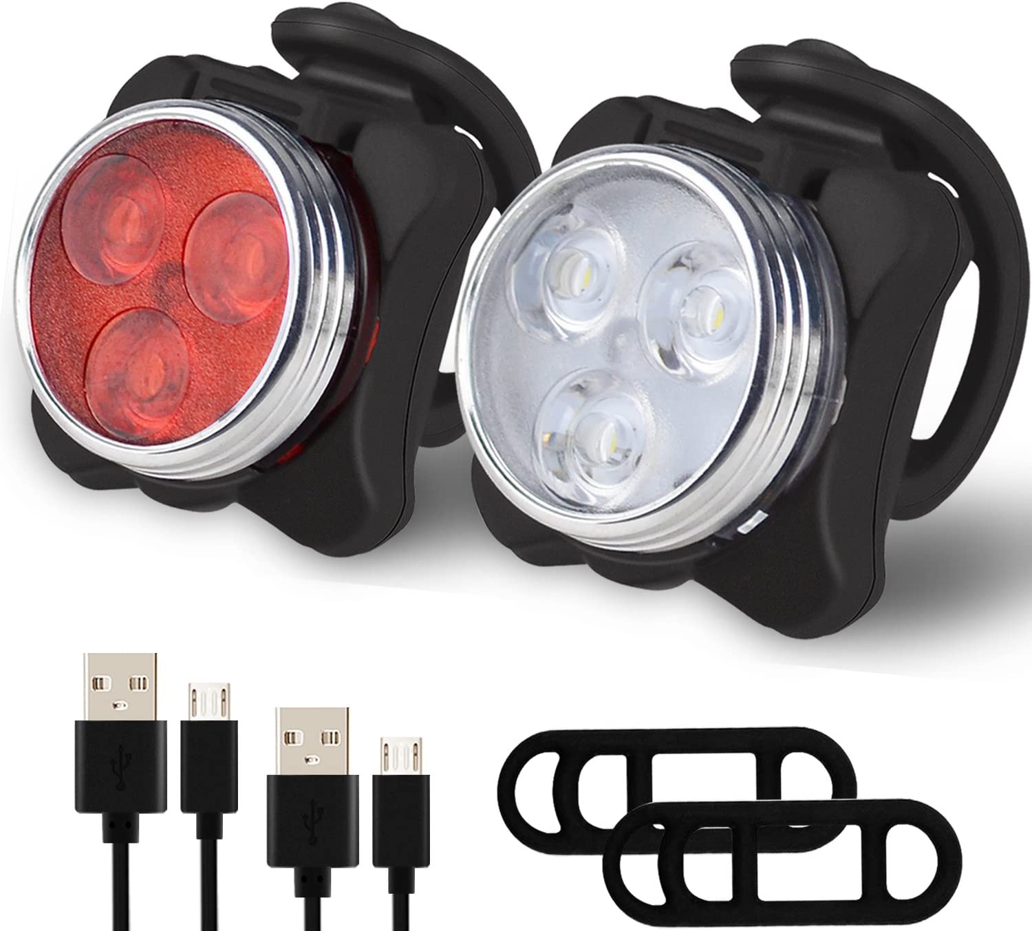 rechargeable bike lights