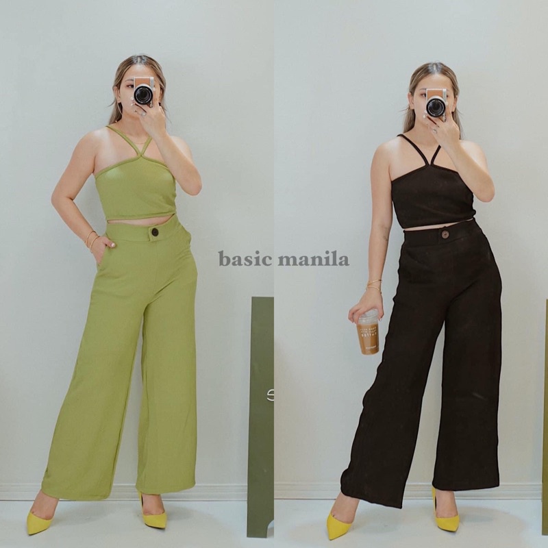 Triangle Neck Coordinates by Basic Manila Shopee Philippines