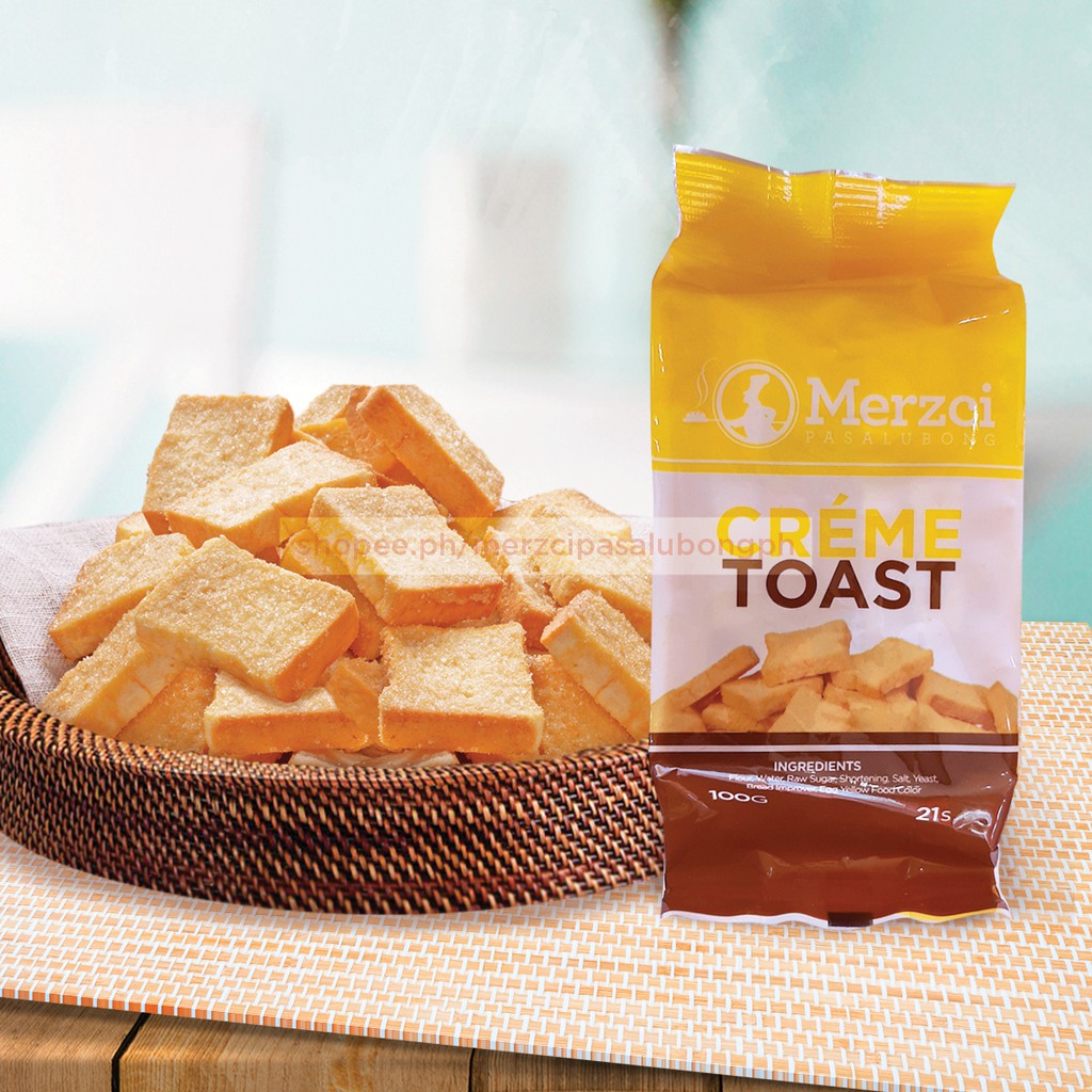 Merzci Creme Toast 21s 100g - Best Bacolod Pasalubong Products | Shopee ...