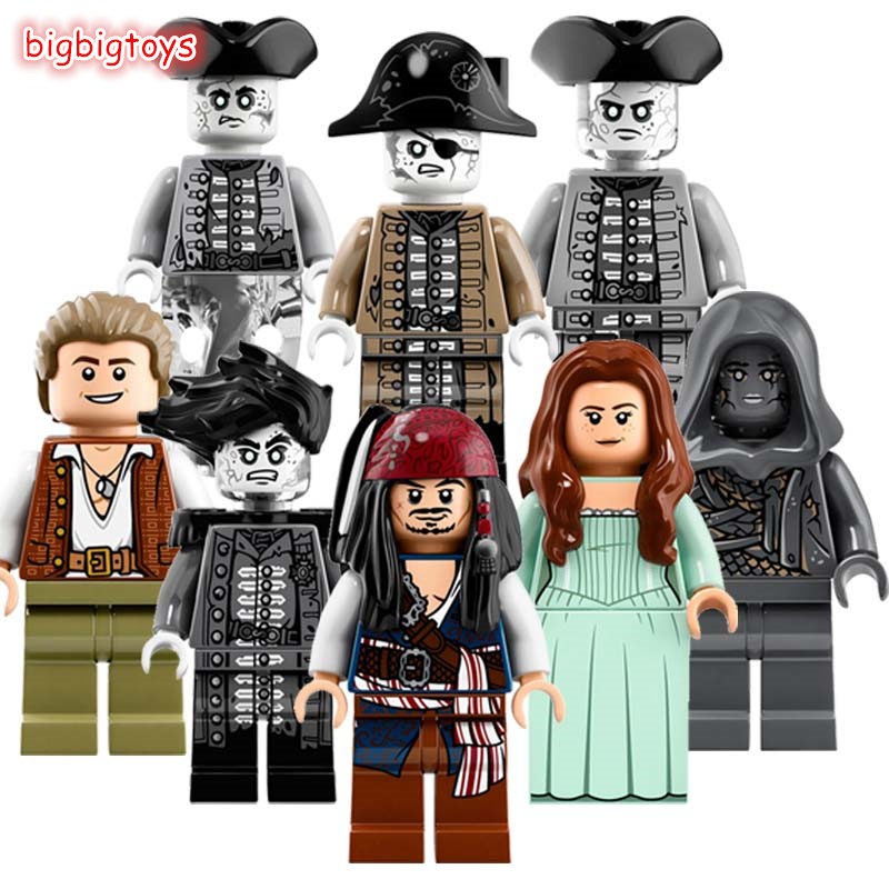 pirates of the caribbean lego characters