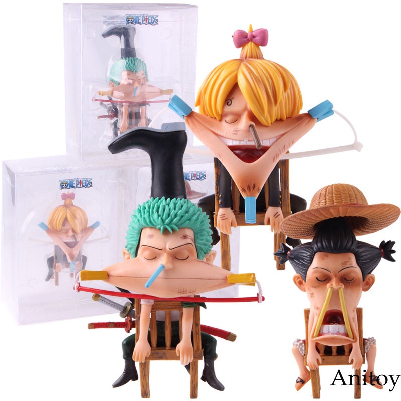 Anime One Piece Sleeping Monkey D Luffy Roronoa Zoro Vinsmoke Sanji One Piece Figure Toy Shopee Philippines - zoro hair roblox