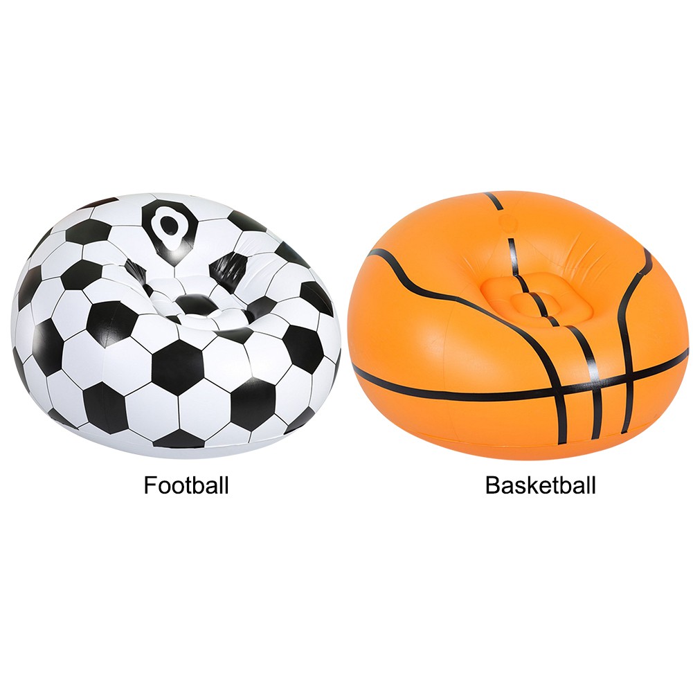 Inflatable Basketball Chair Soccer Ball Air Sofa Indoor Living Room